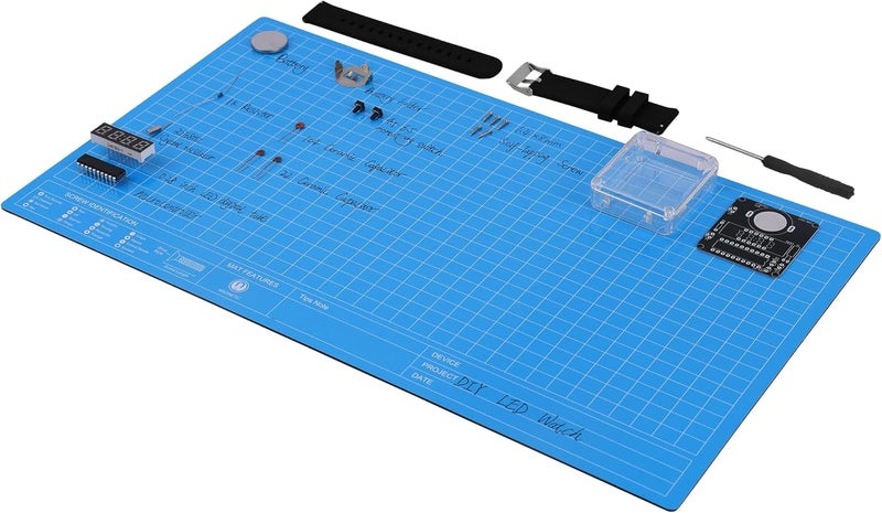 HPFIX Magnetic Project Mat Large Size 36x20.5cm, Magnetic Electronic Repair Screws Mat - Image 2